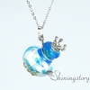 aromatherapy necklace wholesale murano glass essential oils necklace diffuser design C