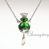 aromatherapy necklace wholesale murano glass necklace oil diffuser pendants design C
