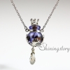 aromatherapy necklace wholesale murano glass necklace oil diffuser pendants design E