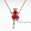 aromatherapy necklace wholesale murano glass necklace oil diffuser pendants design G
