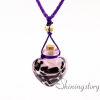 aromatherapy necklace wholesale perfume vial necklace small perfume bottle pendant necklace diffusers design H