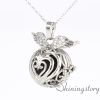ball wings lockets for women diffuser necklace wholesale modern locket necklace essential necklaces metal volcanic stone openwork necklaces design D