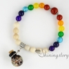 beaded charm bracelets essential oil bracelet diffuser 7 chakra balancing jewelry tree of life jewelry prayer beads for sale design F