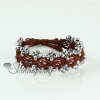 best friend drawstring wrap bracelets crystal beaded crystal beads macrame bracelet design F