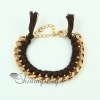brazil best friend bracelets cotton cord gold snake chain woven bracelet jewelry design C