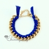 brazil best friend bracelets cotton cord gold snake chain woven bracelet jewelry design F