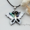 butterfly patchwork seawater rainbow abalone white oyster shell mother of pearl necklaces pendants design A