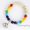 chakra bracelet beaded locket charm bracelet 7 chakra balancing jewelry tree of life jewelry hindu prayer beads design E