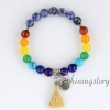 chakra bracelet with tassel buddhist prayer beads 7 chakra balancing jewelry tree of life charm prayer beads buddhist design D