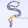 chakra necklace 108 mala bead necklace 7 chakra bead necklaces meditation spiritual yoga jewelry wholesale yoga necklaces design I