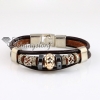 charm bracelets snap wrap bracelets genuine leather design A