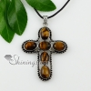 christian cat's eye tigereye jade amethyst semi precious stone necklaces pendants design A