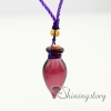 cone wholesale diffuser necklace perfume necklace essential oil necklaces glass vial pendant perfume bottle design A