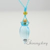 cone wholesale diffuser necklace perfume necklace essential oil necklaces glass vial pendant perfume bottle design C