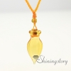 cone wholesale diffuser necklace perfume necklace essential oil necklaces glass vial pendant perfume bottle design E