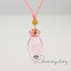 cone wholesale diffuser necklace perfume necklace essential oil necklaces glass vial pendant perfume bottle design F
