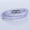 crystal stardust bracelets star dust bracelets rhinestone wrap bracelet double layer bracelet snap bracelets magnetic buckle design A