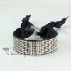 crystal rhinestone adjustable snap wrap slake bracelets design A