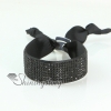 crystal rhinestone adjustable snap wrap slake bracelets design B
