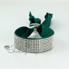 crystal rhinestone adjustable snap wrap slake bracelets design E