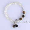 cultured freshwater pearl bracelet semi precious stone toggle bracelet wholesale boho jewelry gypsy jewelry bracelet design B