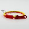 double color acrylic zipper warp braclets design F