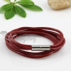 double layer magnetic buckle genuine leather bracelets design C