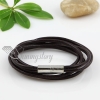 double layer magnetic buckle genuine leather bracelets design D