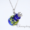 essential oil diffuser necklace wholesale handcrafted glass scent necklace design C