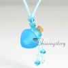 essential oil diffuser necklaces wholesale handcrafted glass aromatherapy diffuser necklaces design D
