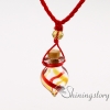 essential oil diffuser necklaces wholesale handcrafted glass aromatherapy diffuser necklaces design A