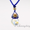 essential oil diffuser necklaces wholesale handcrafted glass aromatherapy diffuser necklaces design F