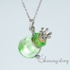essential oil diffuser necklaces wholesale handcrafted glass perfume necklace bottles design E