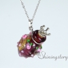 essential oil jewelry murano glass perfume necklace bottles design B