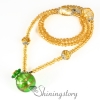 essential oil necklace diffuser jewelry handmade glass oil diffuser jewelry design E