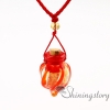 essential oil necklace diffusers lampwork glass perfume pendant diffuser design H