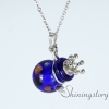 essential oil necklace wholesale handmade glass aromatherapy jewelry diffusers design D