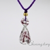 essential oil necklace wholesale handmade glass aromatherapy necklaces design C