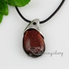 fancy color dichroic foil glass necklaces with pendants jewelry jewellery silver plated design C