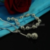 filigree toggle necklaces and bracelets jewelry sets silver