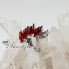 fire semi precious stone natural agate amethyst finger rings jewelry design C