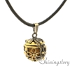 flower aromatherapy necklace diffuser locket wholesale diffuser jewelry aromatherapy necklace diffuser pendant design D