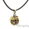 flower aromatherapy necklace diffuser locket wholesale diffuser jewelry aromatherapy necklace diffuser pendant design E