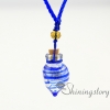 foil cone diffuser necklaces wholesale jewelry scents aromatherapy necklace diffuser glass vial necklace perfume bottle design D