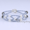 freshwater pearl bracelet crystal beads mesh bracelet bohemian jewellery uk boho jewellery australia design A