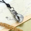 genuine leather antiquity silver umbrella motorbike pendant adjustable long necklaces design C