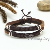 genuine leather drawstring bracelets wristbands charm bracelets adjustable bracelets woven bracelet design A