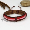 genuine leather multi layer drawstring wrap bracelets design I