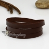 genuine leather three layer triple layer snap wrap bracelets design C
