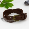 genuine leather two layer double layer snap wrap bracelets design A